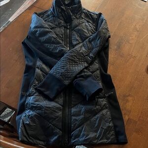 Athleta Midnight Quilted Puffer Coat